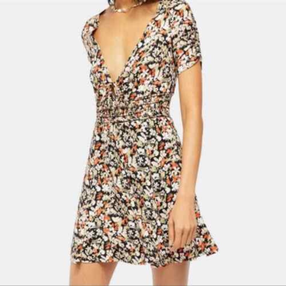 Free People Floral Dress Size 6 NWT
